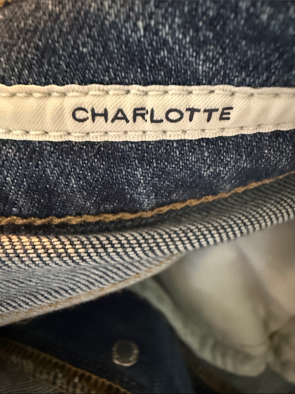 Citizens Of Humanity Charlotte Straight-Leg Mid-Blue Jeans sz 28 - Picture 4 of 6